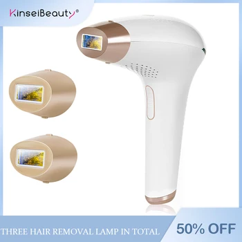 

IPL Laser Hair Removal Machine Permanent Bikini Trimmer Depilador a Laser 500000 Flashes IPL hair removal Device With 3 HR Lamp
