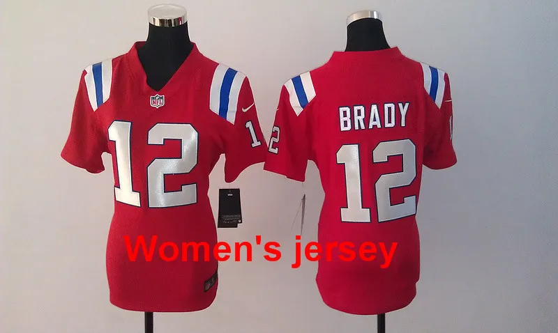 A+++ для женщин, для девушек, сшитые, Новая Англия, s 12, Tom Brady 87, Rob Gronkowski, Вышивка логотипов, Размеры s-XXL, Джерси - Цвет: 11