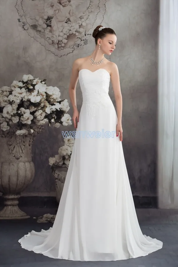 

2018 diamond waist handmade chiffon with beading custom size/color church bridal gown elaborate mother of the bride dresses