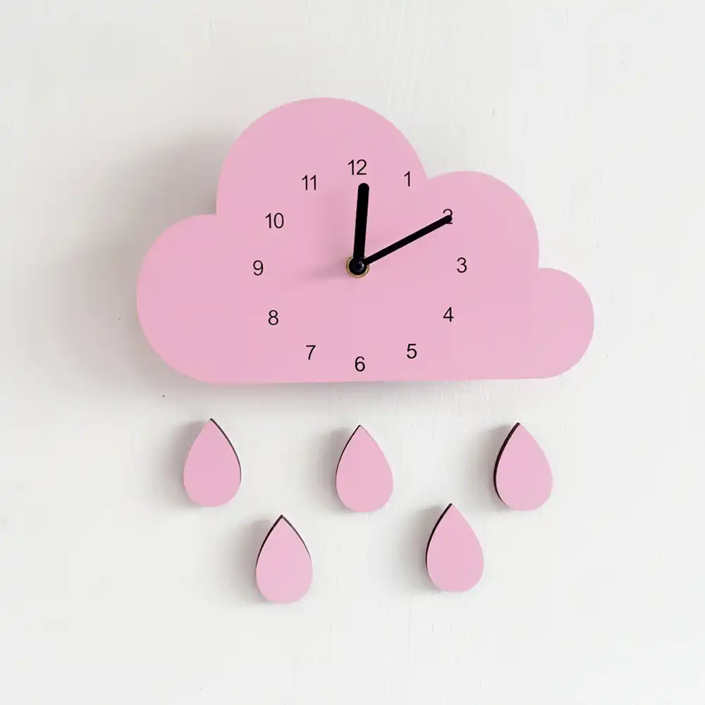 wooden cloud wall decor