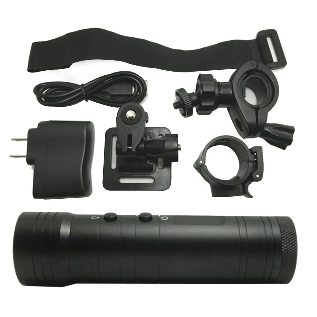 

Outdoor LED Flashlight DV 720P Lens HD Sport Camera Digital Video Bike Motorcycle Action Video Camera Built-in LED light Camera