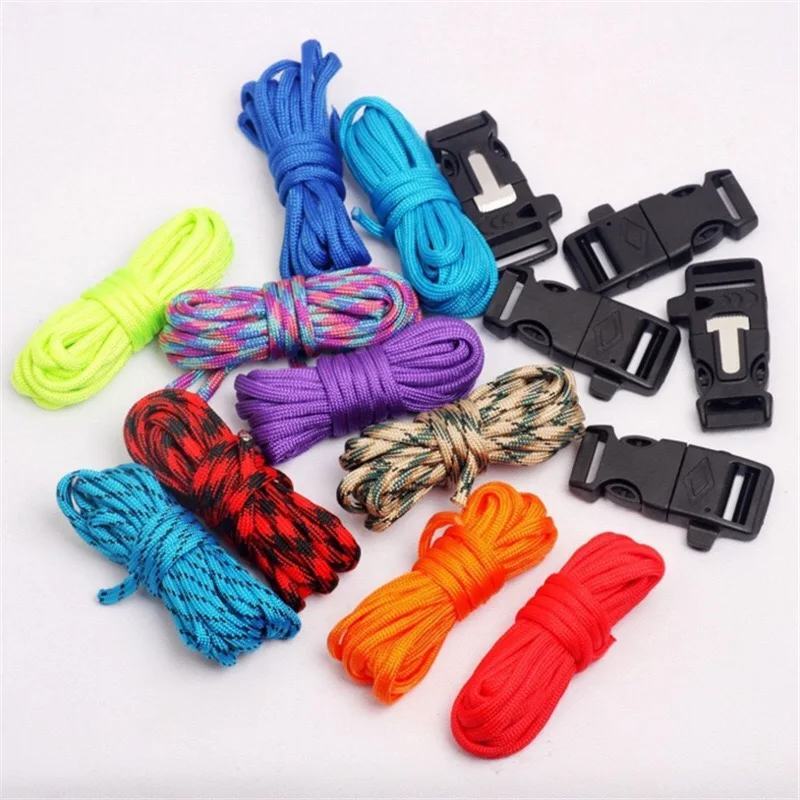 

10 strip 3 m suit seven-core parachute rope paracord strands Parachute Cords Lanyard Ropes Camping Equipment