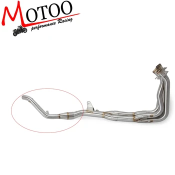 

Motorcycle Full System Pipe Modify Muffler Pipe Exhaust Front Header Pipe Tube For KAWASAKI Ninja900 z900 2017 2018 2019