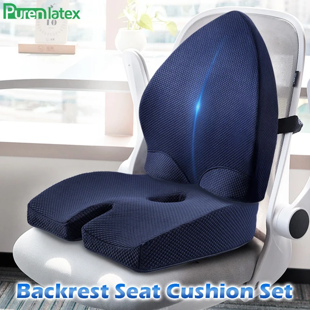 Memory Foam Seat Cushion Lumbar Back - Memory Foam Seat Cushion