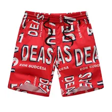 Горячие пляжные шорты мужские летние быстросохнущие Удобные пляжная одежда Homme пара повседневные шорты с принтом размера плюс 11,21