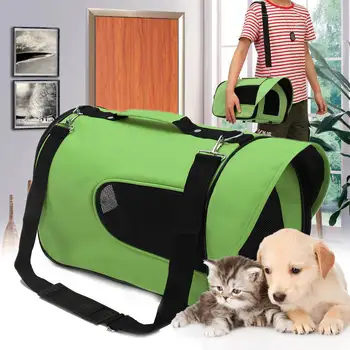 

Breathable 7.5kg Pet Dog Cat Shoulder Backpack Travel Eave Shade Pet Dog Puppy Cat Carrier Shoulder Bag Tote Handbag