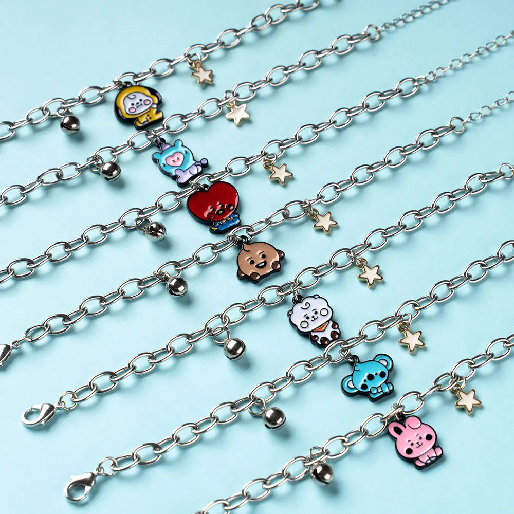 Kpop Bangtan Boys браслет с животными 2021 CHOOKY KOAY COOKY RJ MANG TATA SHOOKY Темпераментная Женская