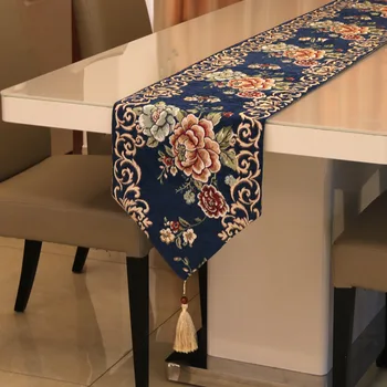 

Chinese Chenille Table Runner Tea Table Bed Tail Towel Tablecloth Decorate