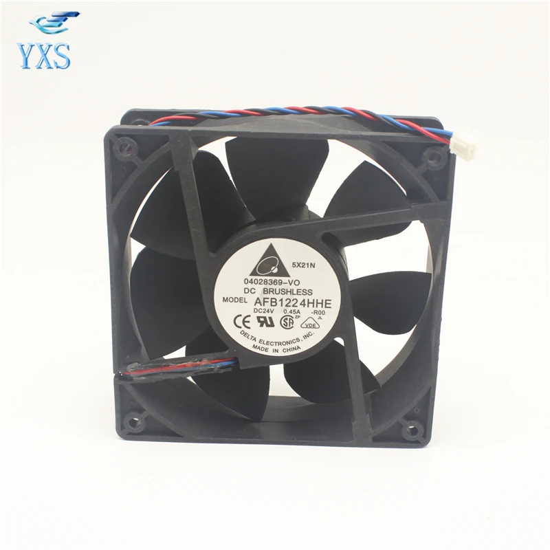 AFB1224HHE-R00 24V DC 0.45A 10,08 W AFB1224HHE компьютерные вентиляторы инверторный вентилятор охлаждения 12038 120*120*38 мм