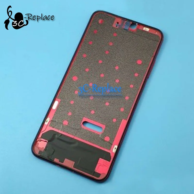 Red Front Frame Для huawei Honor 8X JSN-L21 ЖК-рамка лицевой панели Передняя средняя рама корпус батарея Дверь задняя чехол задний кронштейн - Цвет: Red Front Frame