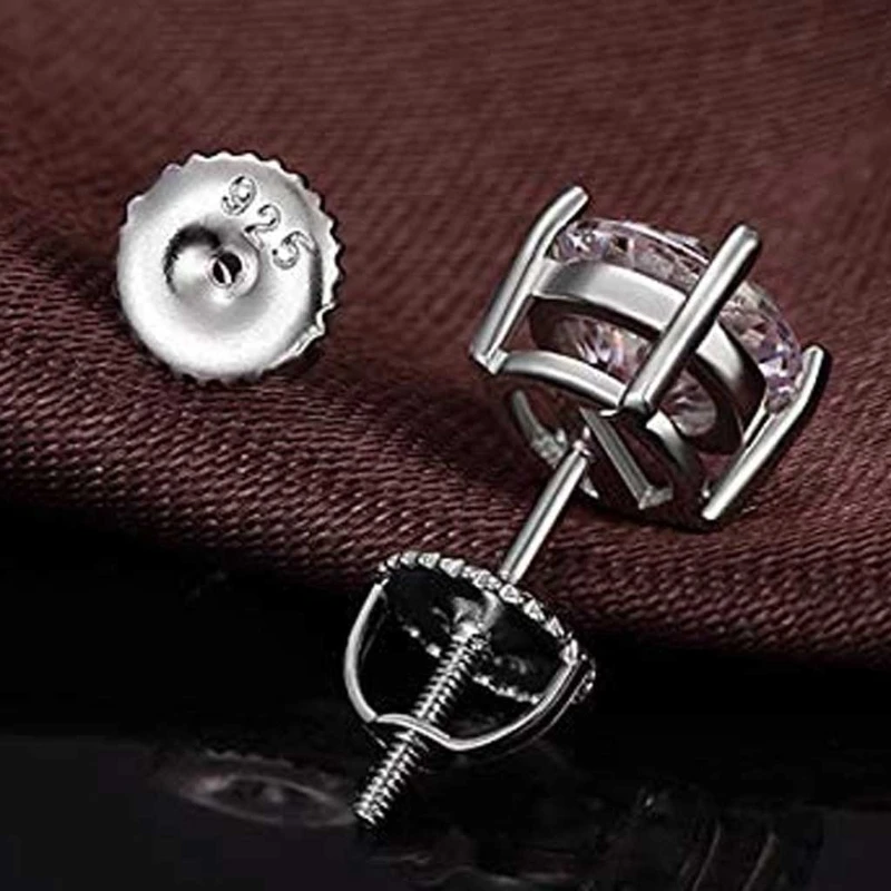 sterling silver secure backs for diamond earrings
