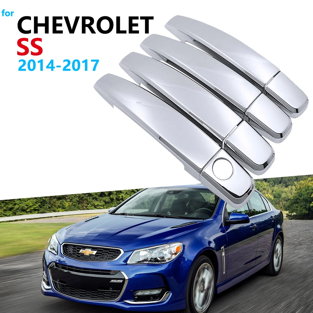 Lujoso Moldura De Cubierta De Manija Cromada De Chevrolet Ss Holden Commodore Vf 14 15 16 17 Pegatinas De Coche Pegatinas Para Coche Aliexpress