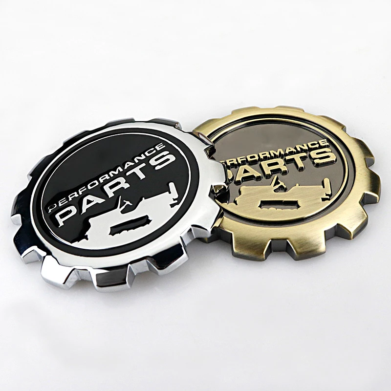 Колесная Шестерня винтажная металлическая эмблема значок автостайлинг наклейка