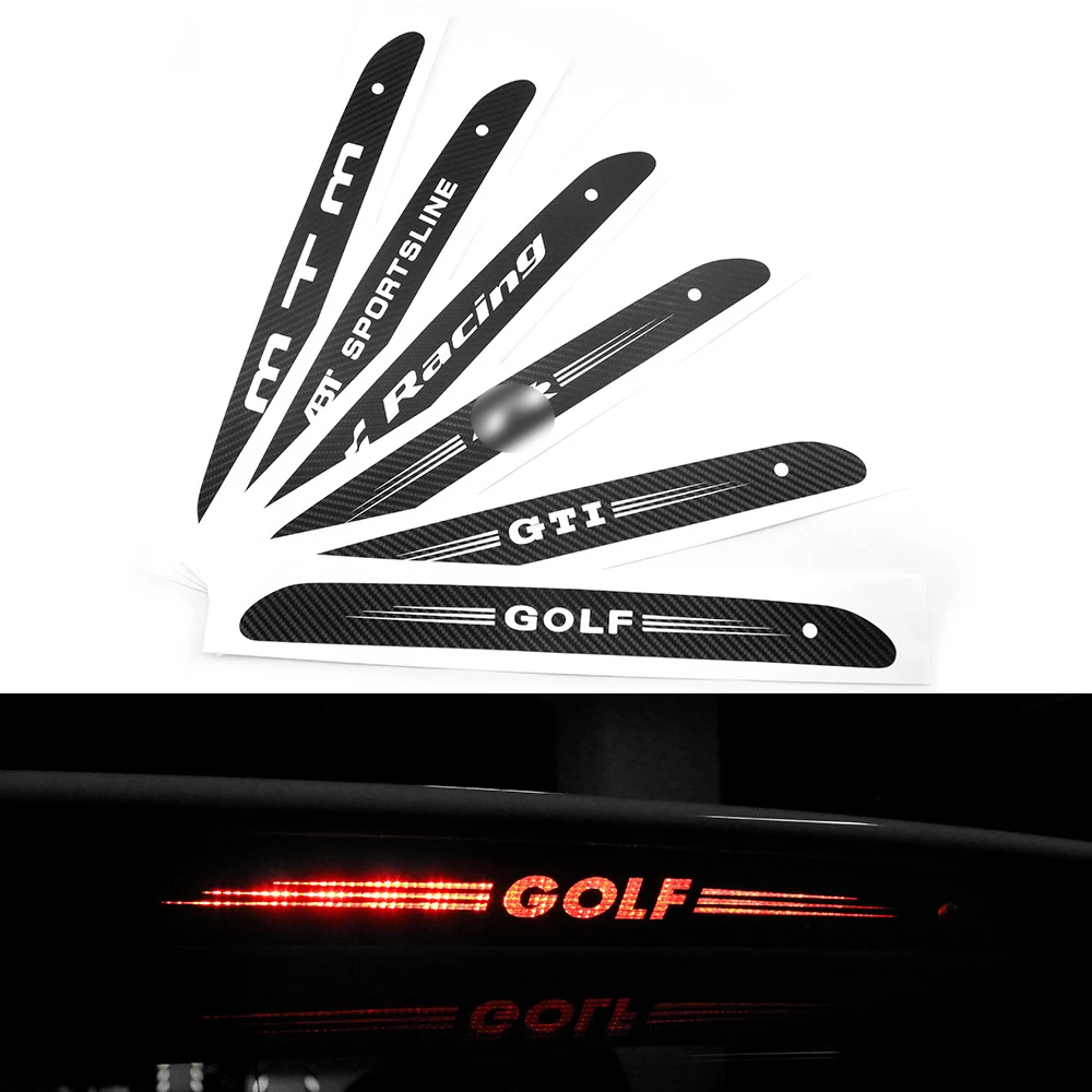 1 шт. наклейка на задний фонарь из углеродного волокна для volkswagen polo golf 3 4 5 6 7 b4 b5 b6 b7 b8 автомобильные аксессуары