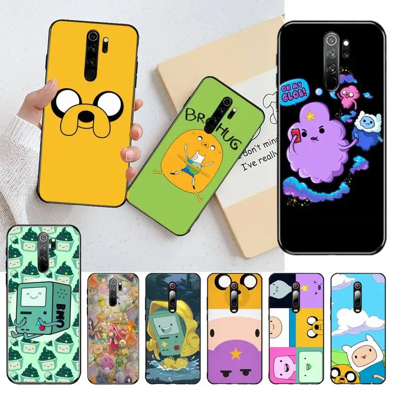 Милый Beemo BMO Джек Финн Lumpy черный мягкий чехол для телефона из ТПУ Redmi 8A Note 9 8T 7 6 6A 5 Go