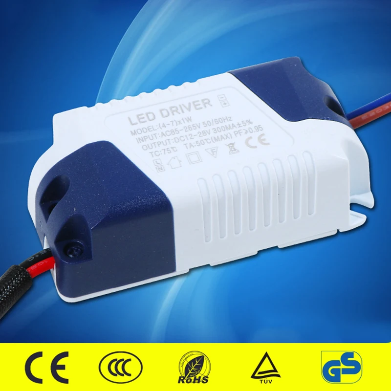 Светодиодный светильник, Драйвер лампы, адаптер трансформатора, источник питания, Входное AC85-256V