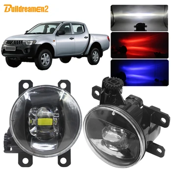 

Buildreamen2 For Mitsubishi L200 KB_T KA_T Pickup 2005-2011 Car Front Fog Light LED Projector Devil Eye DRL Fog Lamp H11 12V