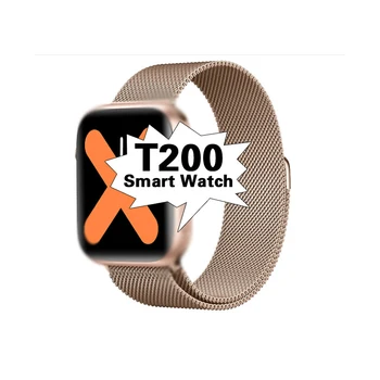 

Wholesale 3pcs T200 Men Women Heart Rate Blood Pressure Smart Watch Sleep Control Waterproof Tracker Wireless Charger 1.4Inch