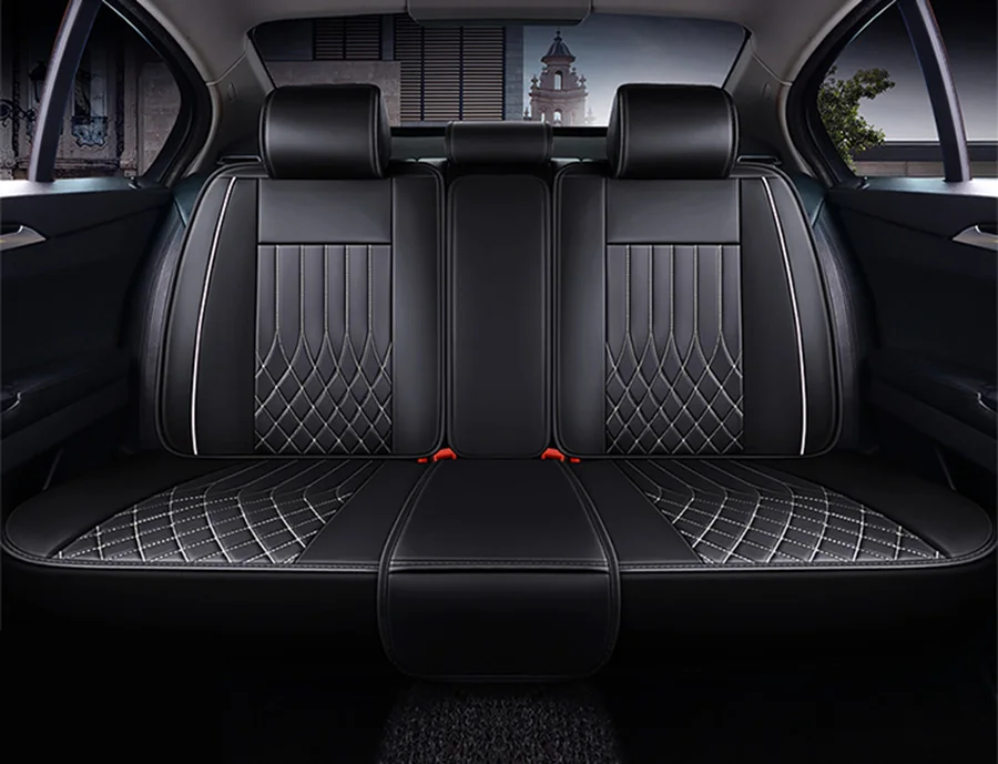 Высококачественные кожаные автомобильные чехлы для сидений для Kia Rio 4 X-line автомобильное сиденье Автомобильные аксессуары Автомобильные палочки