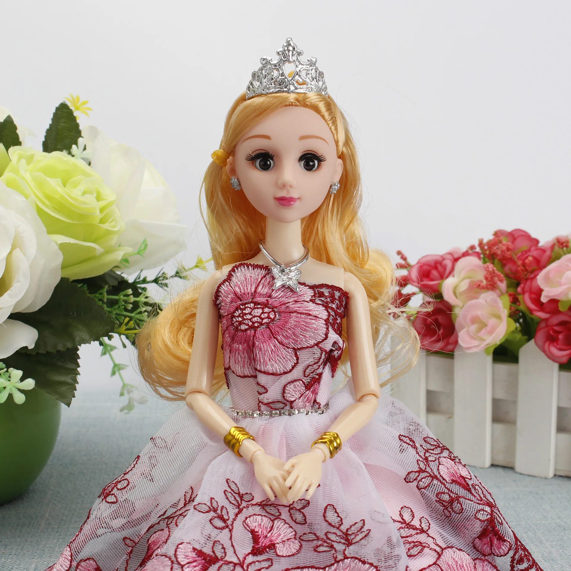 Wink13 Head 12 joint 4D Blink кукла BJD обнаженное тело шарнир подарок на день рождения DIY дети большие глаза игрушка для девочки кукла BJD кукла большая голова Кукла аксессуар - Цвет: Wink13 Head 12 joint