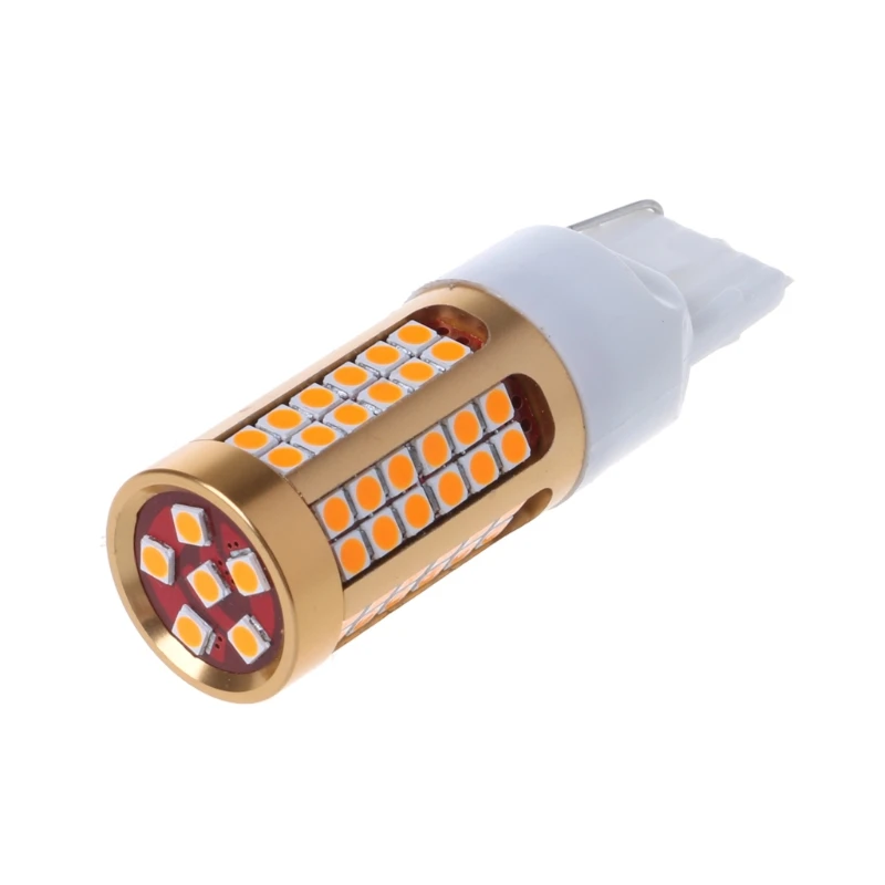 1 шт. 7440 T20 3030 78SMD Canbus светодиодный автомобильный сигнал поворота светильник лампочка желтый A6HE