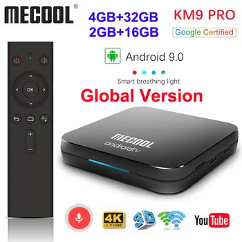 

Google Certificated MECOOL KM9Pro Classic Voice Control TV Box Amlogic S905X2 Android 9.0 ATV 100Mbps/BT4.0/USB3.0/OTA Update 4K