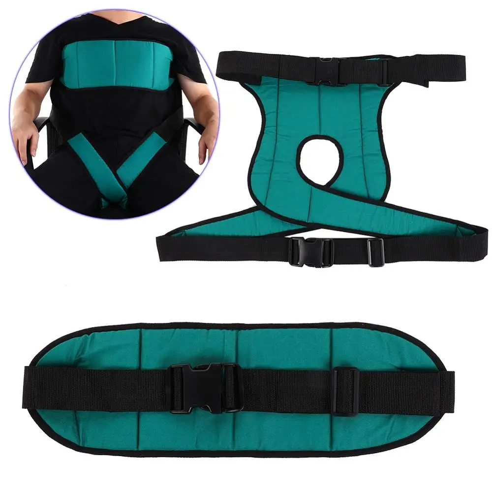 Posture Corrector Adjustable Wheelchair Safety Harness Elderly Patients