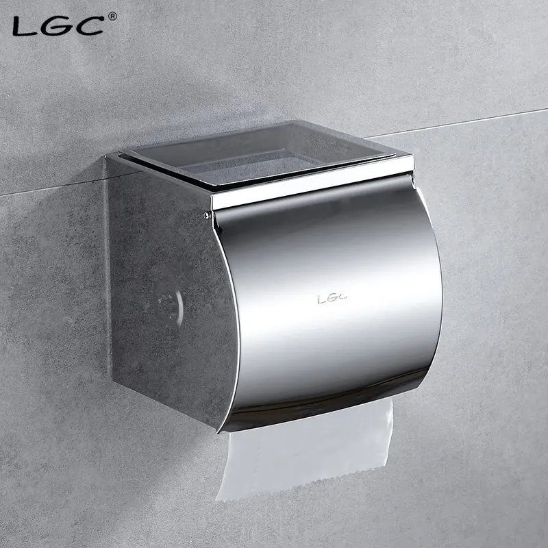 

Stainless Steel Toilet Paper Box Bathroom cao zhi he Toilet Tissue Box Bathroom Waterproof Tissue Box Manufacturers Wholesale