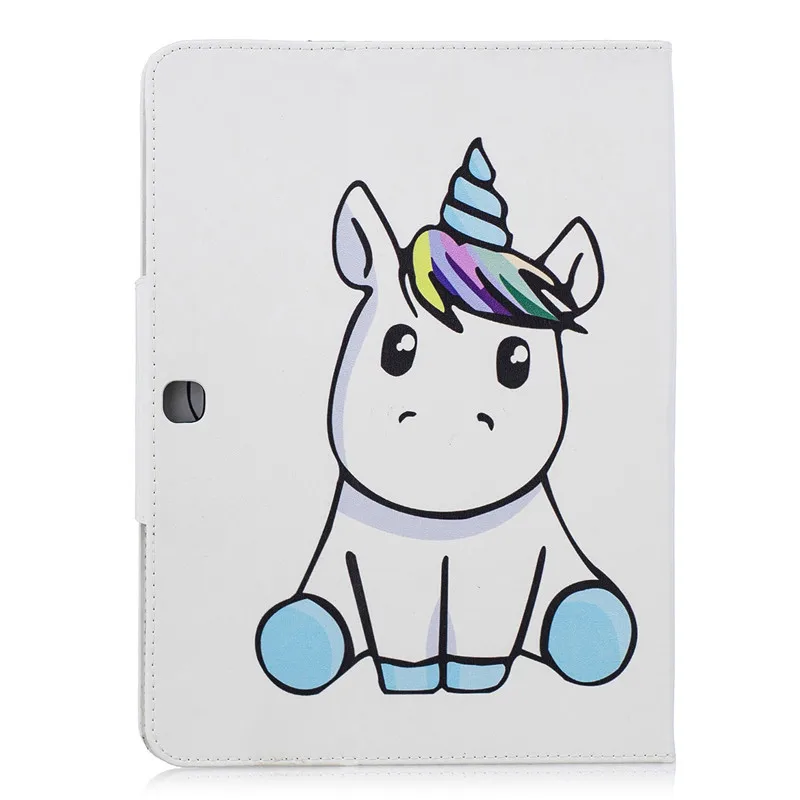 Чехол для Samsung Galaxy Tab 4 10 1 SM T530/T531/T535 милый чехол планшета с единорогом пандой дюйма