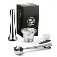 Nespresso многоразовая кофейная капсула Pod фильтр из нержавеющей стали dolcegusto кафе Cafeteira Nestle кофемашина reutisavel