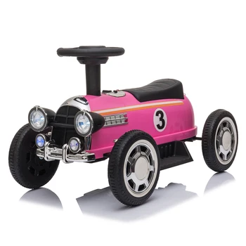

Kids Electric Ride On Car with Music Player LED Lights 6V Gift for Children Electric Scooter