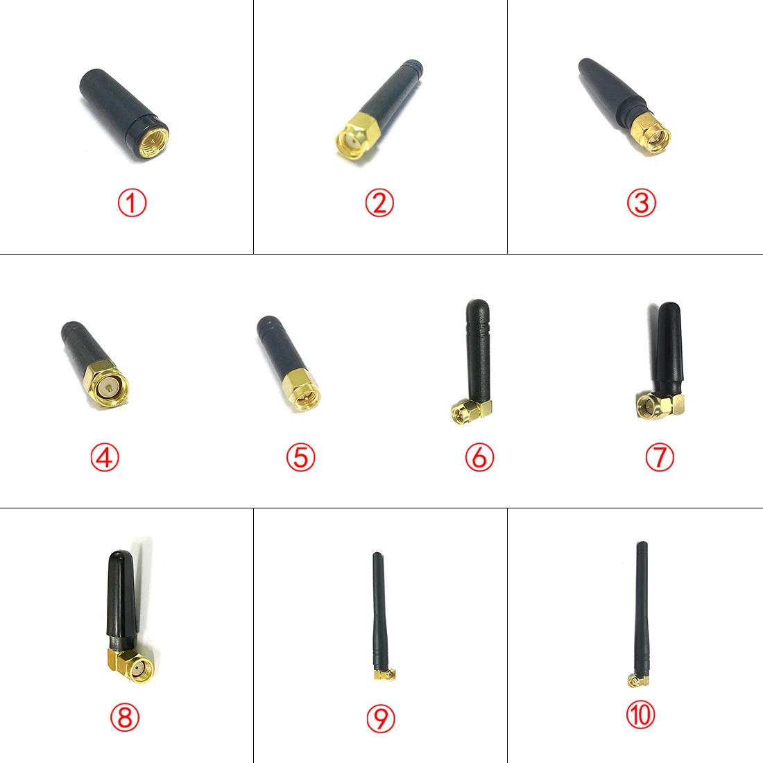 

1pc 2.4Ghz Small Rubber Antenna 2dbi 3dbi OMNI SMA male Connector for Bluetooth Zigbee Module Wireless Modem NEW Wholesale