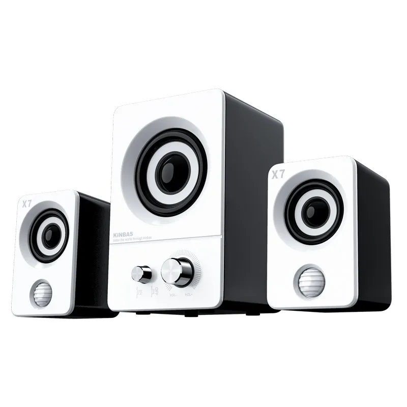 

USB Powered/Bluetooth Computer Speaker System subwoofer for Music/Gaming/Movies, Active Multimedia Stereo Sound music center TF