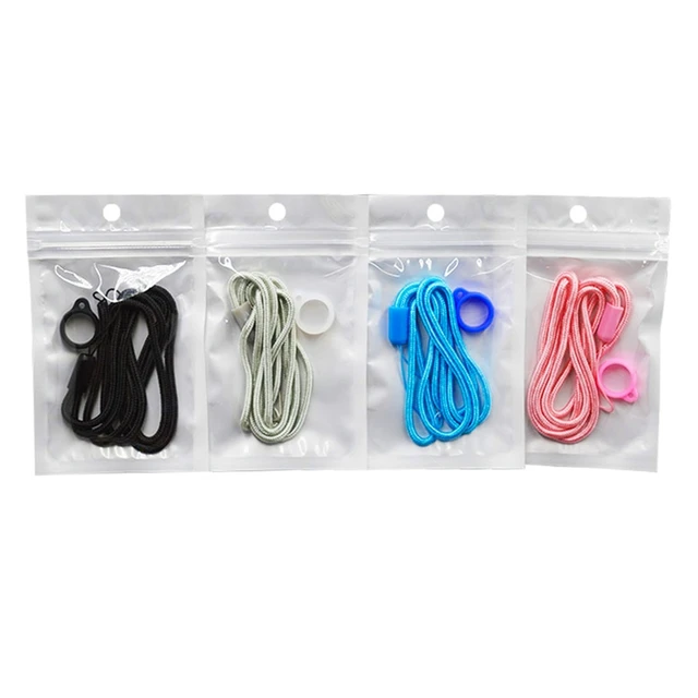 8 pièces/set Corde à anneaux en silicone, corde antidérapante