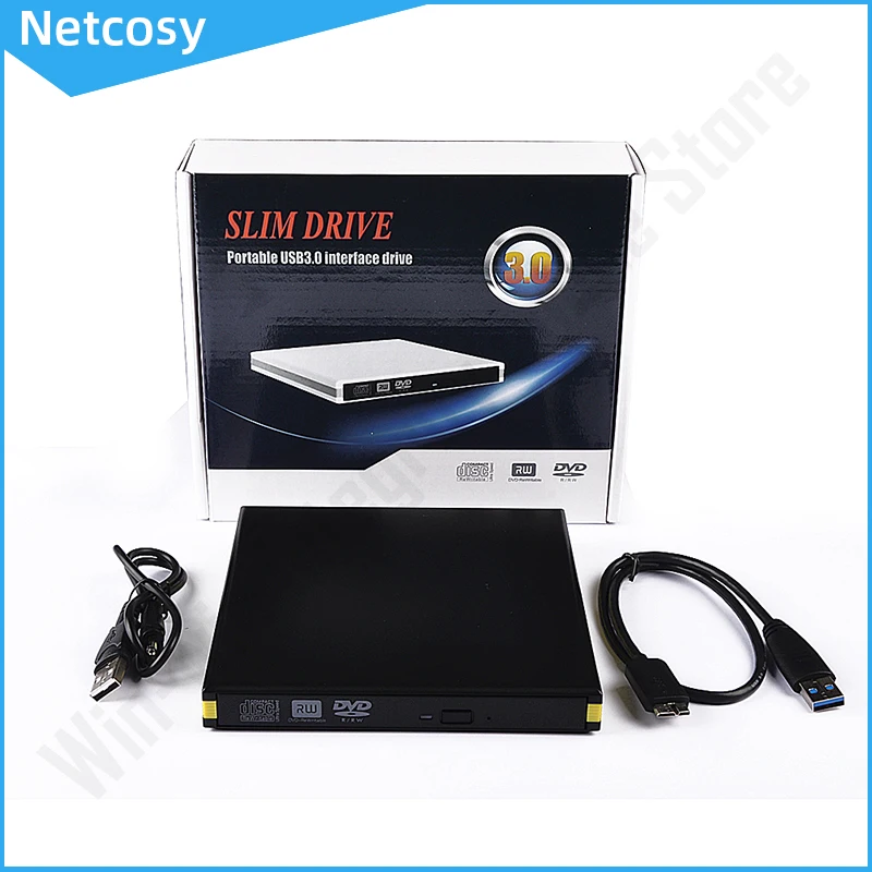 Внешний оптический привод USB 3 0 DVD RW реписатель горелки портативный драйвер для