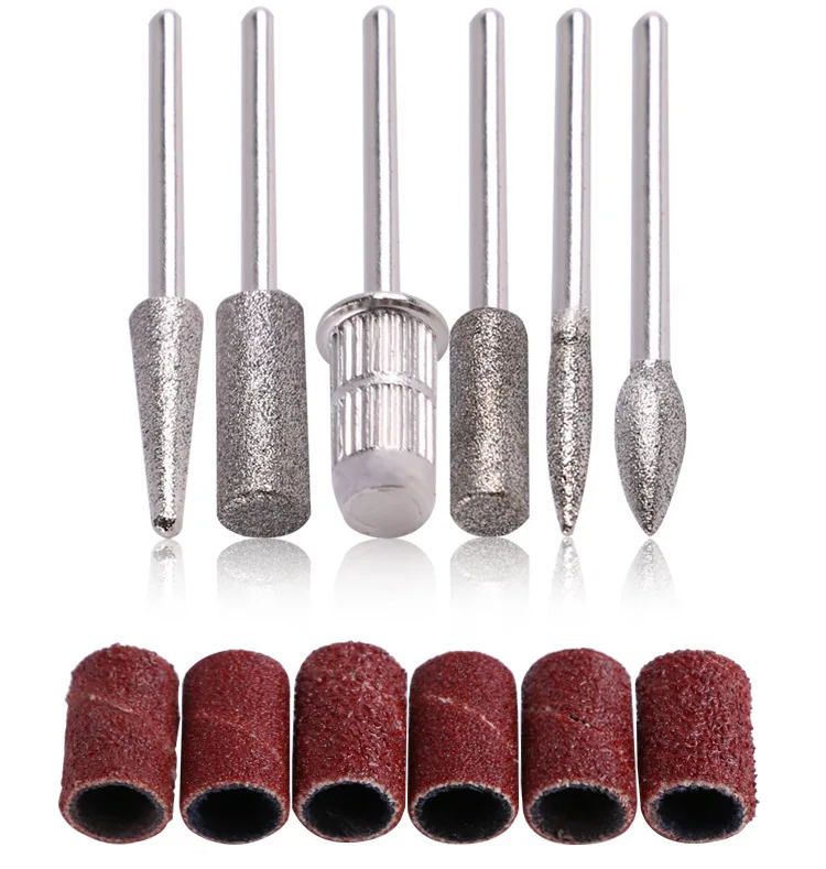 6Pcs Milling Cutter For Manicure Ceramic Nail Drill Bits Pedicure Files Art Tools | Красота и здоровье