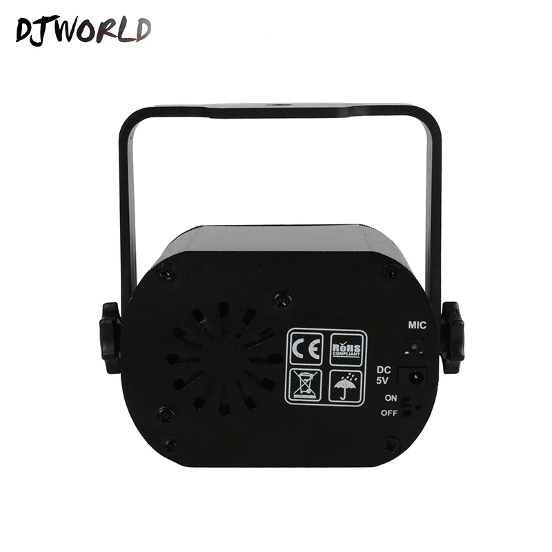 Djworld Беспроводная зарядка мини USB60 Лазерная лампа RGB для декорации диджея Дискотека вечерние танцы в ночном клубе пол Быстрая