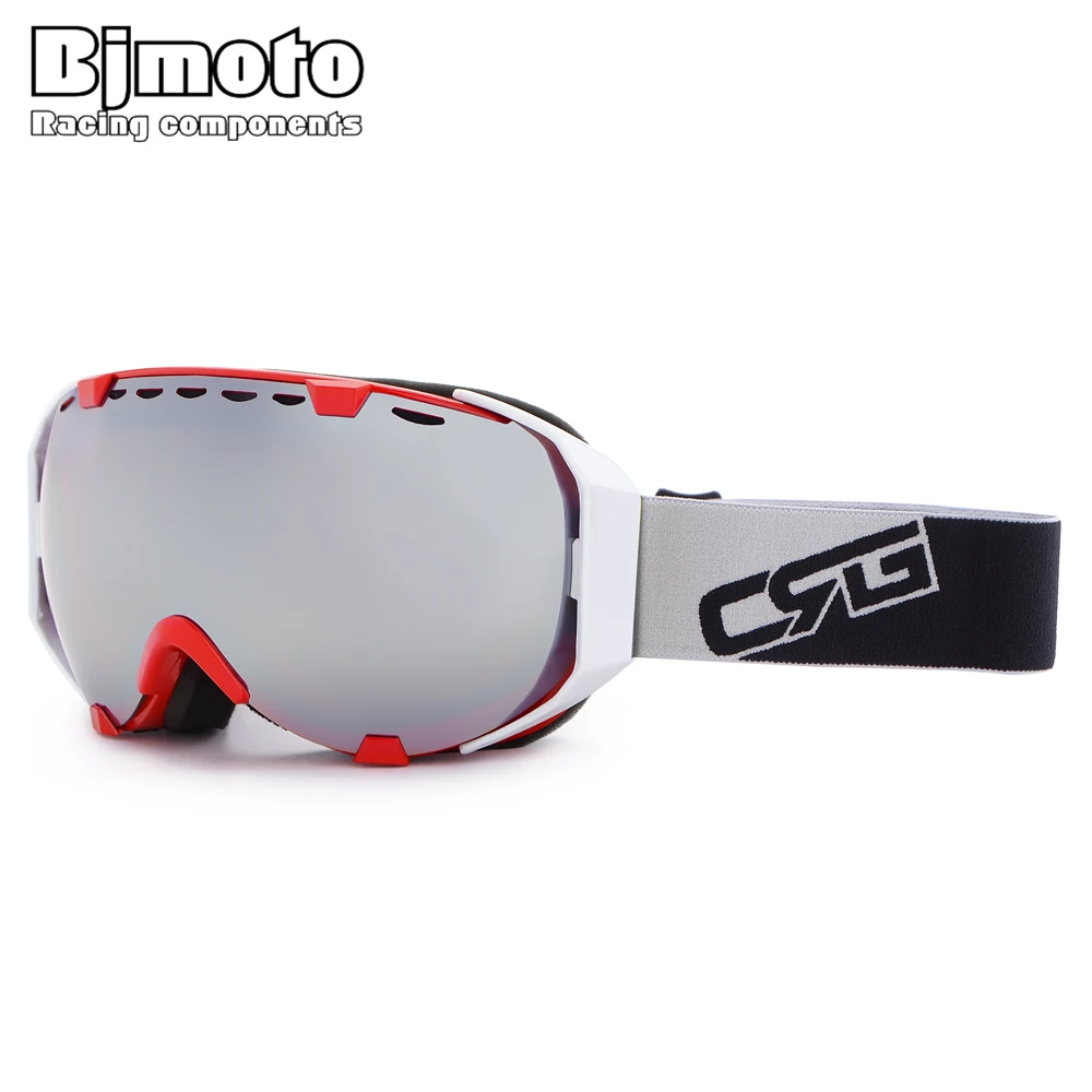 BJMOTO зимние ветрозащитные очки для сноуборда, лыжные очки для мужчин и женщин, лыжные очки UV400, противотуманные лыжные очки, очки для сноубординга