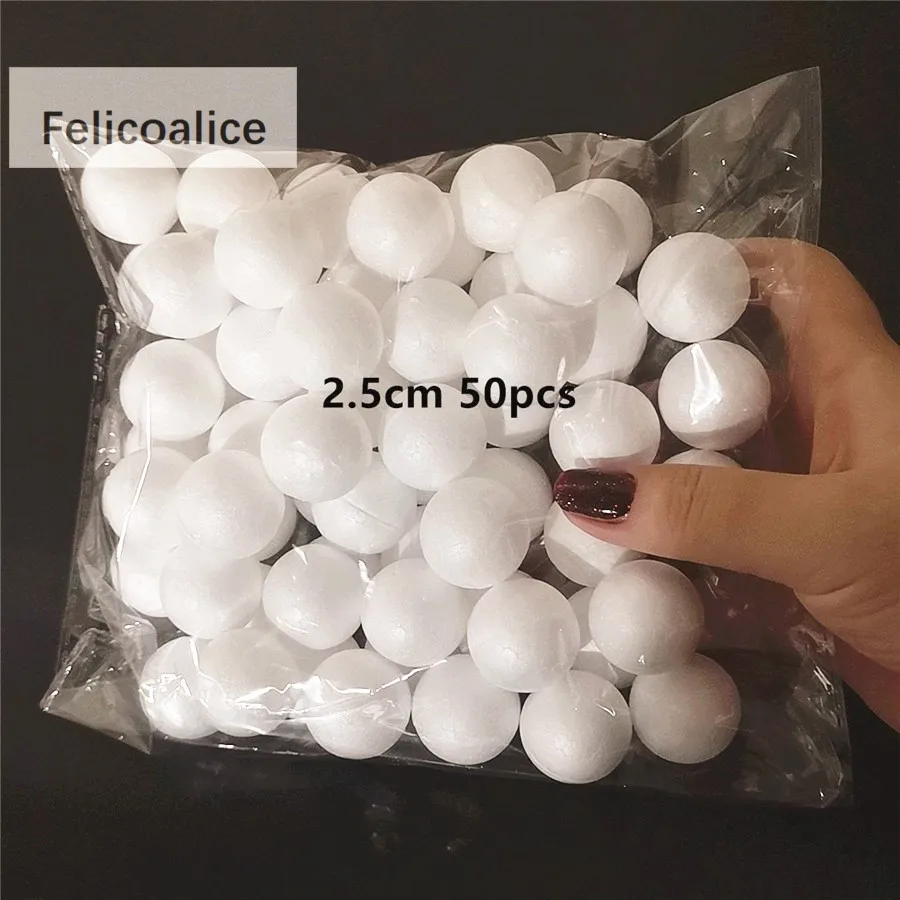 4.5cm Craft Styrofoam Ball DIY Foam Balls for Wedding Decoration Holiday  Party Christmas Ornament - China Foam Balls and Styrofoam Ball price