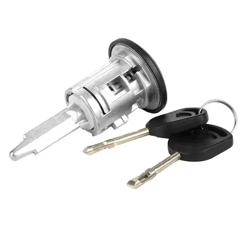 

Front Right Driving Door Lock Cylinder And 2 Keys 00-06 Metal Alloy Safe And Reliable Direct ReplAcement For Ford Transit MK6