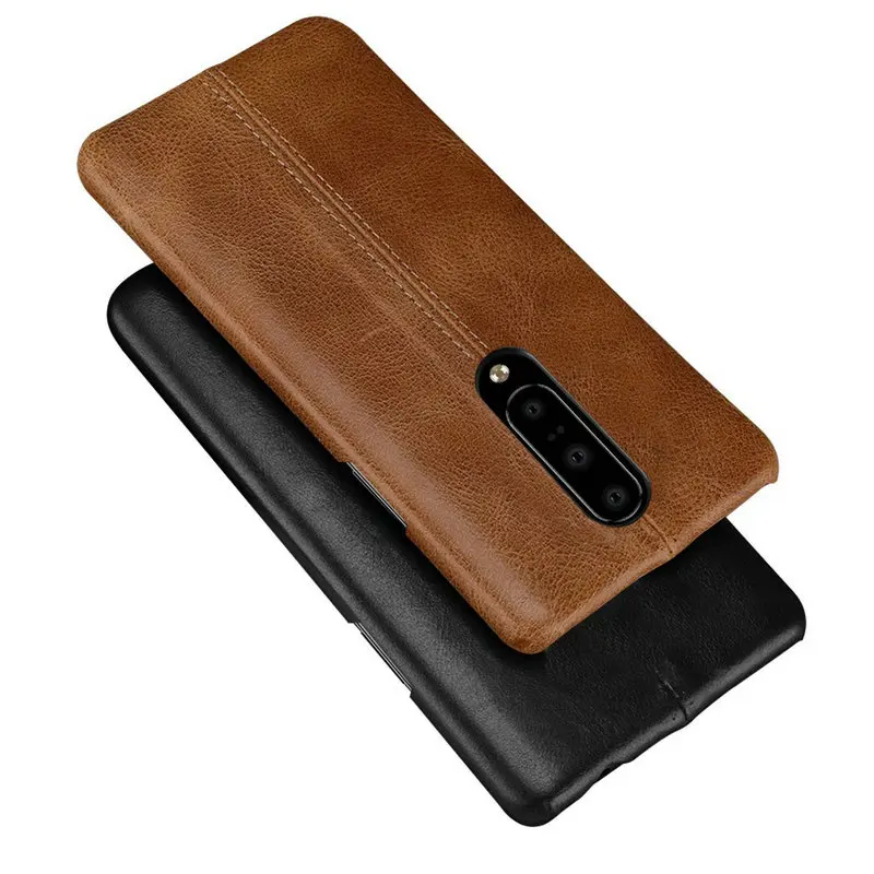 Oneplus 7 Pro Чехол для Oneplus7 Pro натуральная кожа задняя крышка Oneplus 6 T Oneplus6 T настоящий кожаный бампер чехол Oneplus 6 Funda