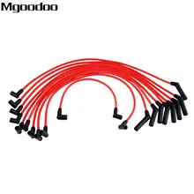 Mgoodoo 10cs/lot Spark Plug Ignition Wire Cable Set M12259R301 Fittment For FORD MUSTANG F 150 5.0L 5.8L V8 SBF 302W 302 WINDSOR
