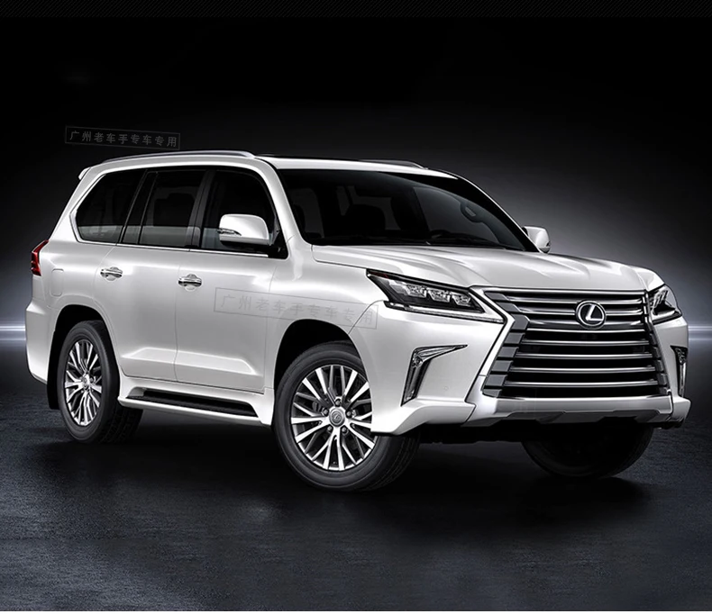 Для LEXUS LX570 алюминиевый сплав Серебряный верх Рейлинги на крышу стойки боковые полосы украшения отделка автомобильные аксессуары