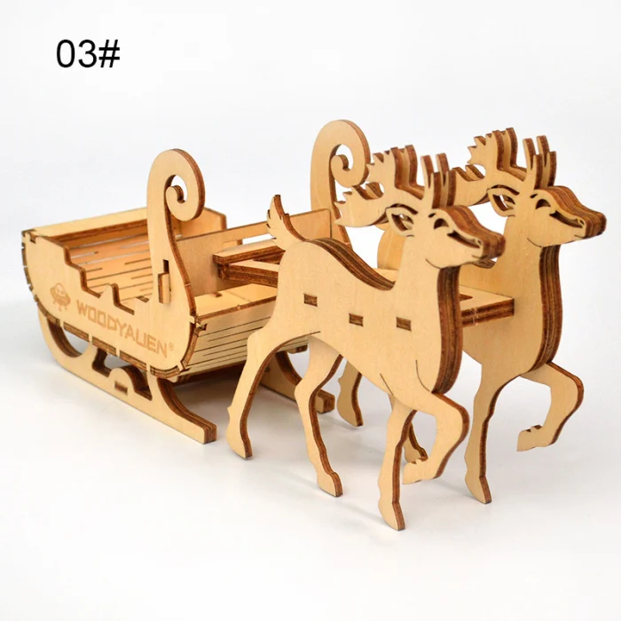 DIY деревянная 3D модель головоломки игрушка держатель мобильного телефона Сборная модель игрушки украшение дома BM88