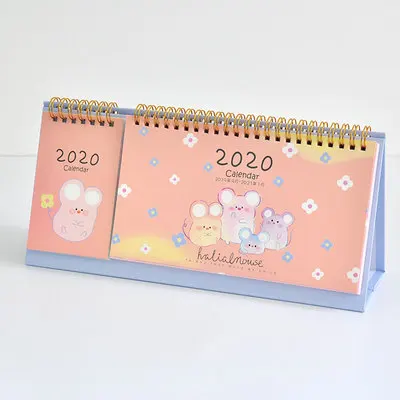 A Прекрасный Гарри мышь настольный календарь DIY Note катушки календарей блокнот ежедневный планировщик расписаний,09-,12 - Color: A