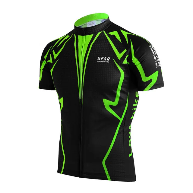 Хаки BatMen's Cycling Jersey быстросохнущая летняя командная велосипедная одежда рубашка Ropa Ciclismo MTB велосипед майки топы - Цвет: Хаки