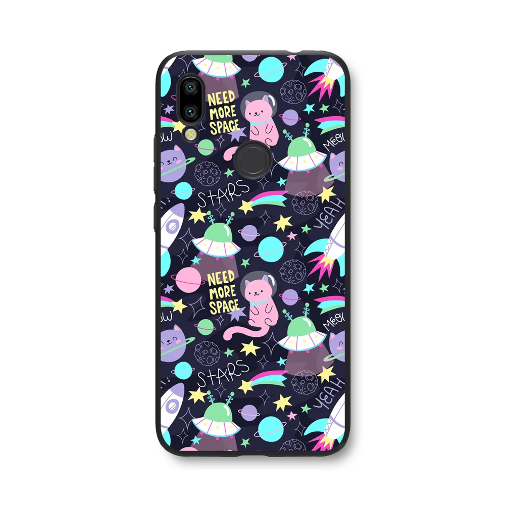 Мягкий силиконовый чехол для телефона Xiaomi Redmi 7 7A, мультяшный защитный чехол, чехол для Xiomi Redmi Note 7 Pro, задняя крышка для телефона - Цвет: 100208