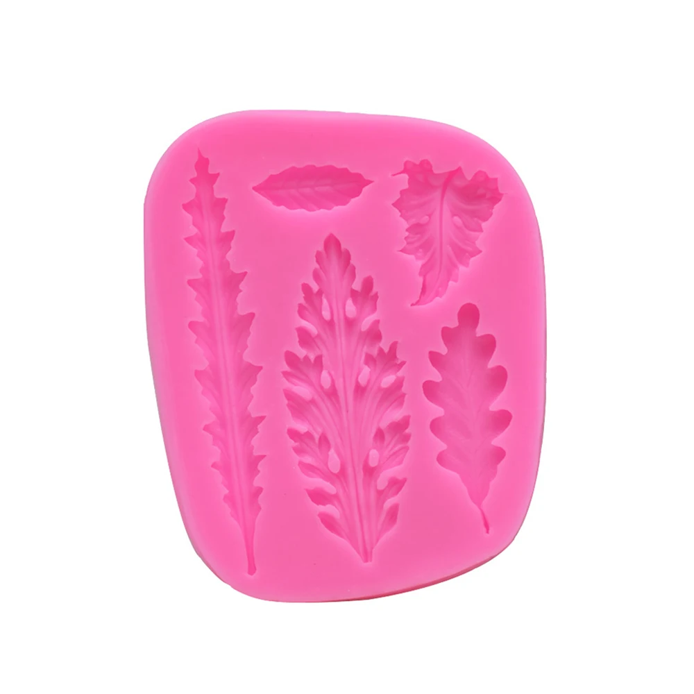 Sugarcraft лист силиконовые формы помадка формы 11x8,7x1 см DIY украшения торта инструменты Конфеты Смолы глина форма для шоколадной мастики