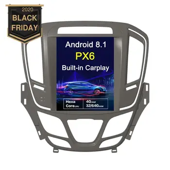 

Android 9.0 Tesla style 64GB PX6 Car Radio GPS Navigation For Opel Insignia 2014-2018 Multimedia Player Tape Recorder Head Unit