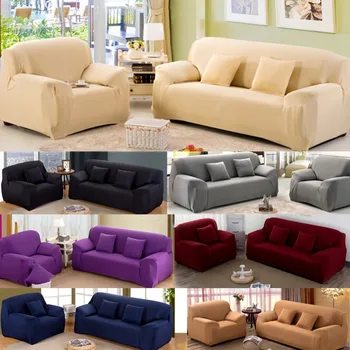 

Modern Pure Color Fashion Elastic Sofa Covers For Living Room Sofa Cover Stretchable Sofa Cushion Washable Sofa Slipcover